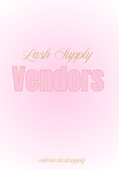 Personal lash vendors