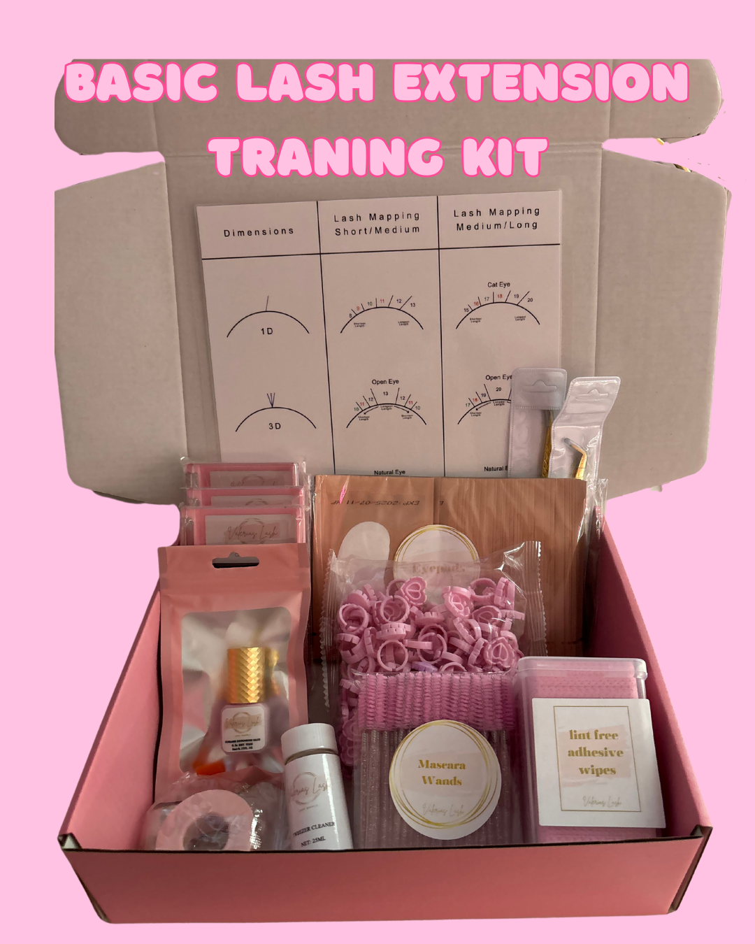 Lash Extension Training Kit