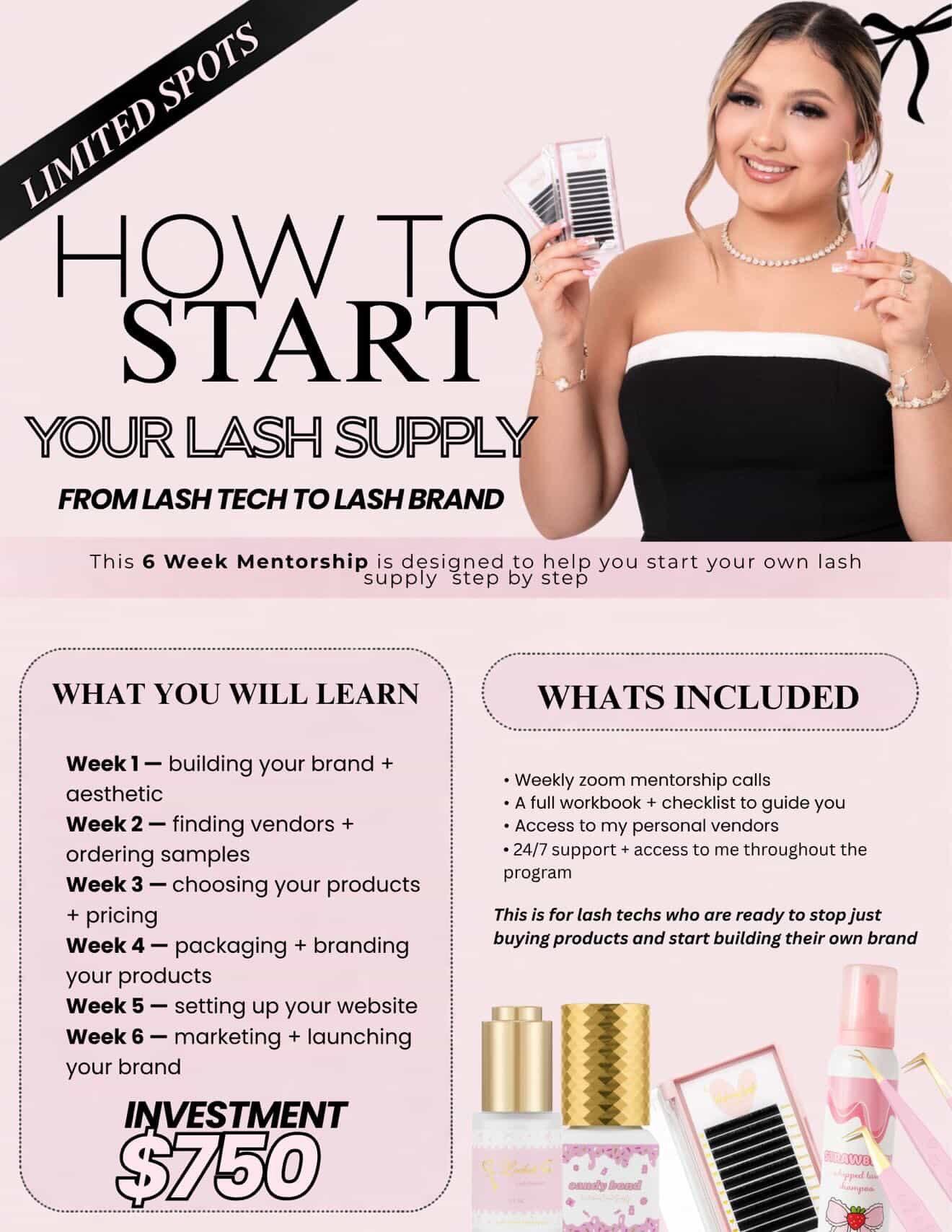 6 Week Lash Mentorship