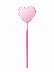 Heart lash mirror
